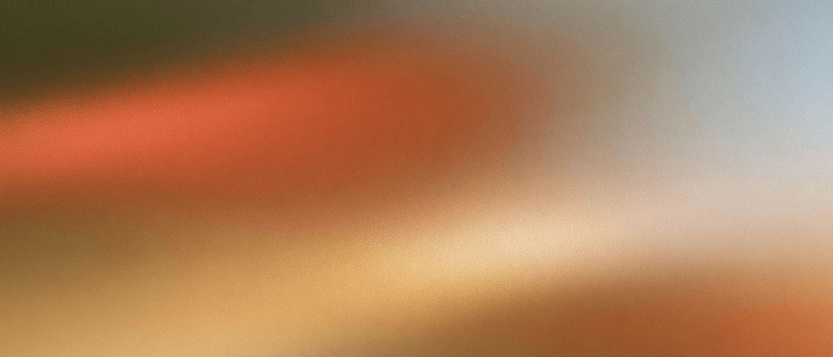 Soft muted gradient in olive, red, amber, and grey-blue tones